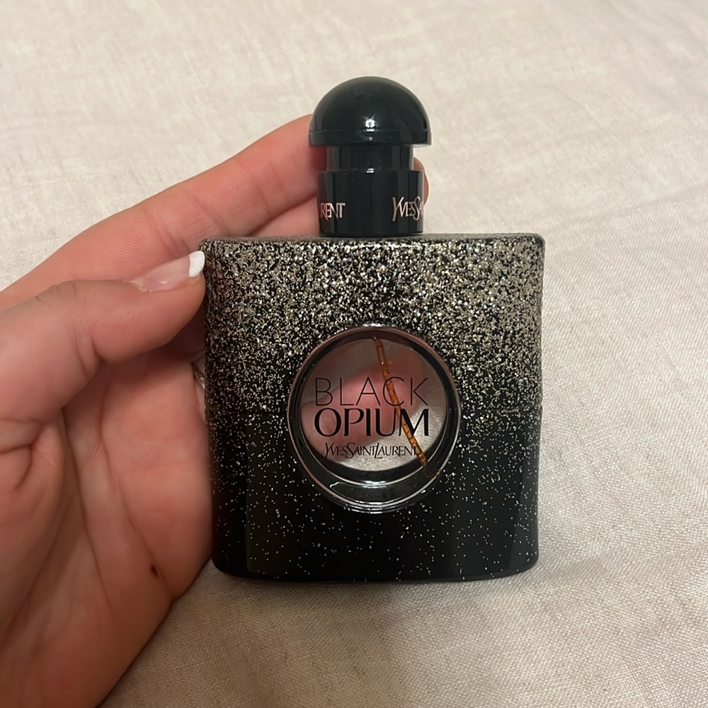 Limited Edition Empty Black Opium bottle